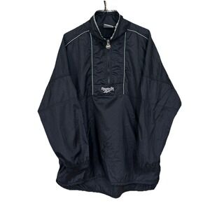 VTG‎ Reebok M Quarter Zip Pullover Lightweight Windbreaker Jacket Men's/Unisex